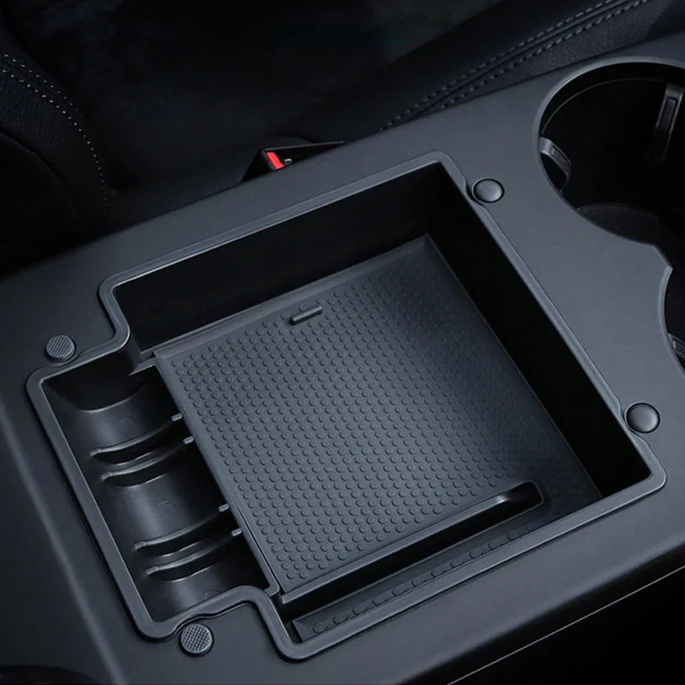Car Central Console Armrest Storage Box For Porsches Macan 95B 2014-2024 Auto Interior Tidying Accessories Organizer Containers