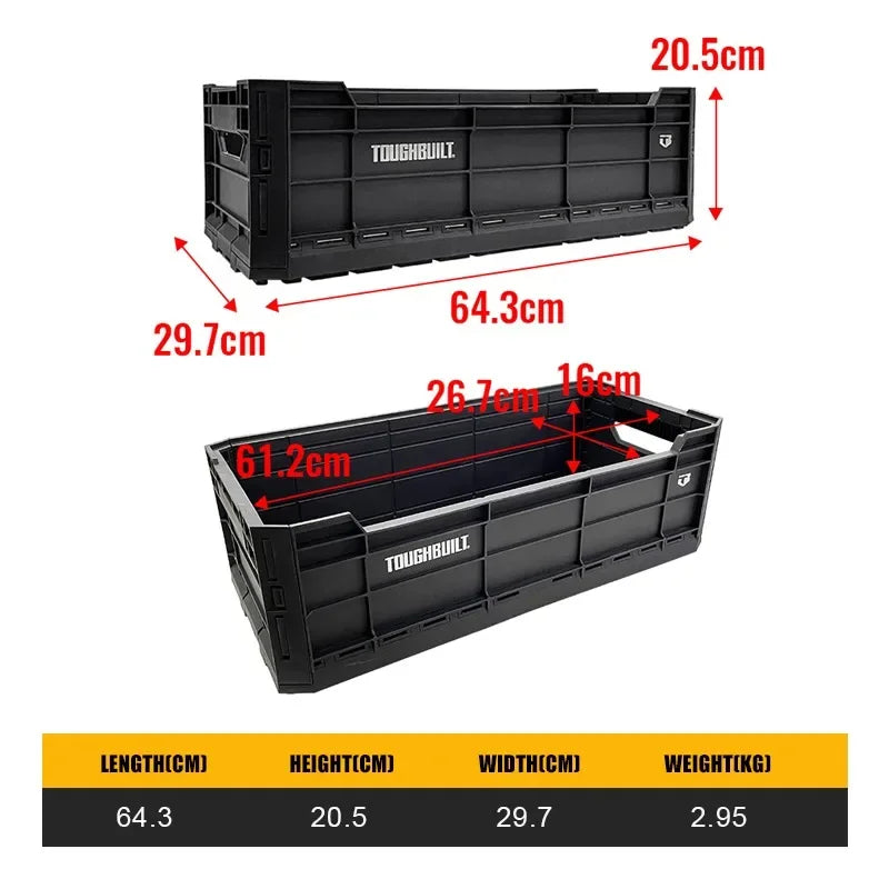 ToughBuilt TB-G1-A42-26 Folding Cardboard Storage Crate Tools Packaging Box