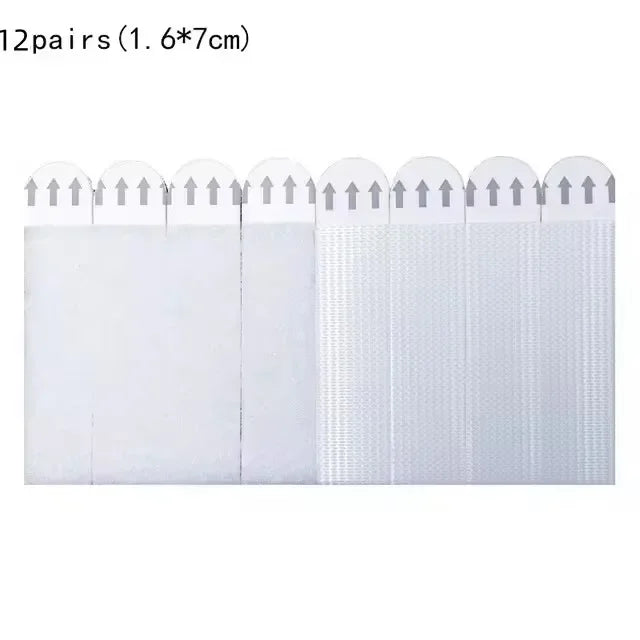 Double Sided Picture Hanging Strips Adhesive Hook Loop Tape for Mounting Photo Frame Fixed Home Wall Decor Hanging DIY Stickers