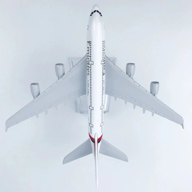 16cm/20cm Air Emirates Airlines B777 A380 Airplane Model Metal Scale Toy Plane Collectible Aircraft Kids Toys For Boy
