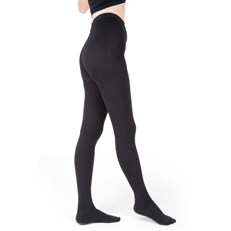 Medical Compression Pantyhose 15-20 MmHg Graduated Support Stockings for Nurses Shin Splints Flight Travel Varicose Veins