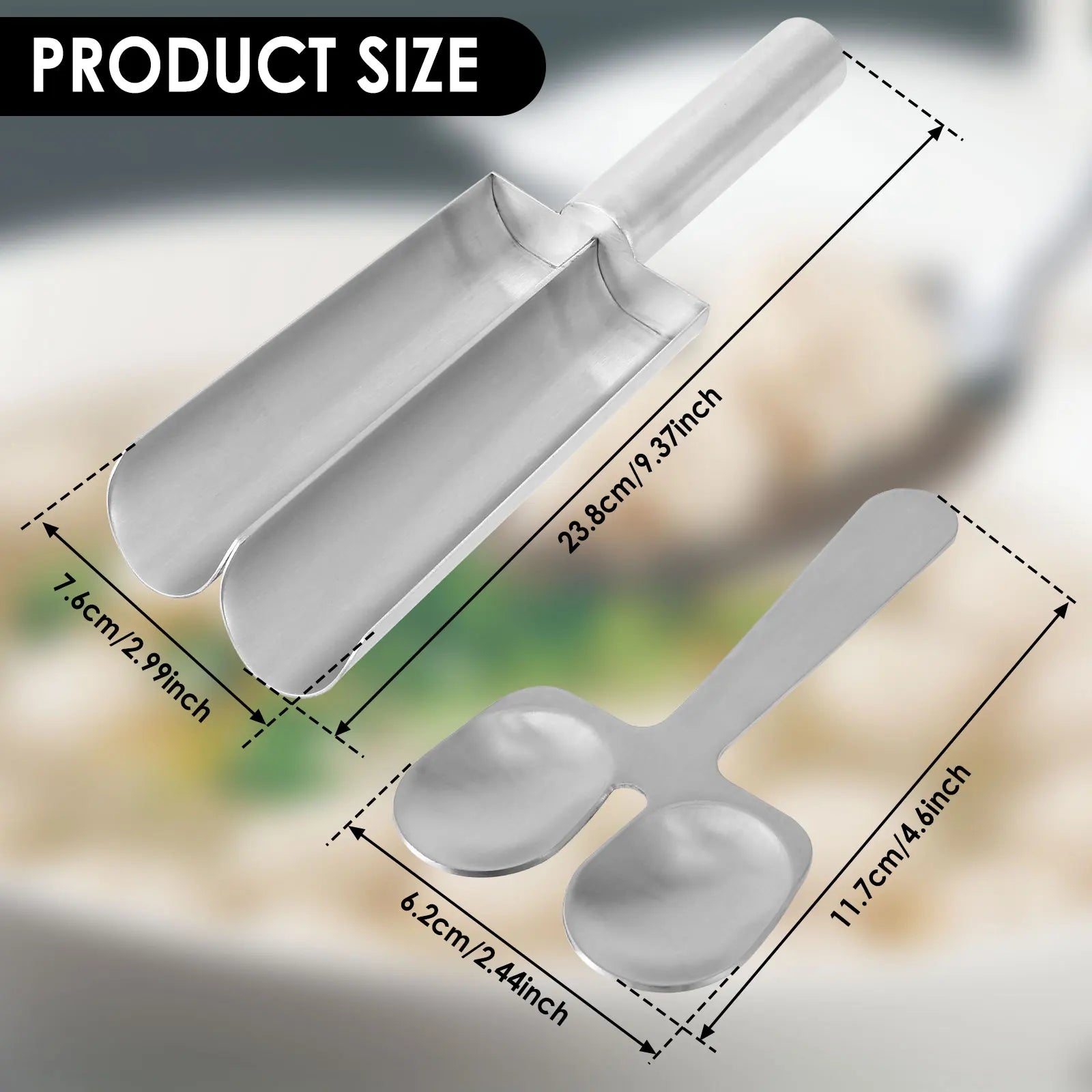 Stainless steel meatball spoon fish ball shrimp slip mold triple meatball machine creative meatball making tool kitchen cooking