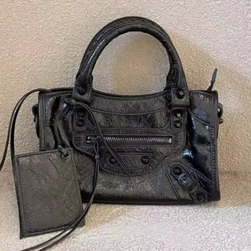 Motorcycle Lady Travel Bag Luxury Brand Hobos Bags Cross-Body Handbags High Capacity Handbags for Women New Brand Shoulder Bags