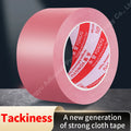 20M high viscosity pink cloth tape strong single-sided adhesive windproof thickened adhesive repair wear-resistant tape
