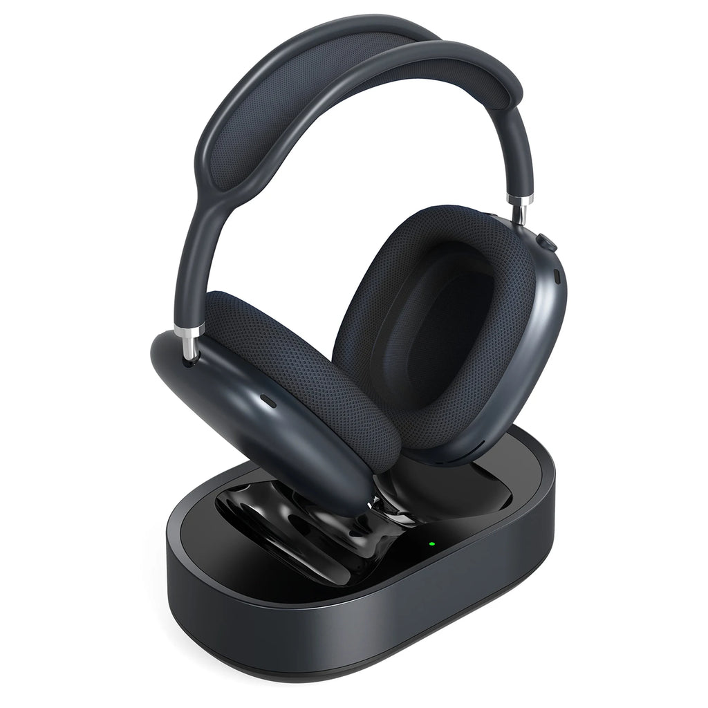 Magnetic Headset Charger Dock Fit for AirPods Max Headphones Accessories Charging Base USB-C with Dual Connectors Anti-Scratch