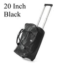Women Travel Trolley Bag Travel Wheeled handbag 20 Inch 22 Inch PU leather travel luggage bag with wheels Carry on hand luggage