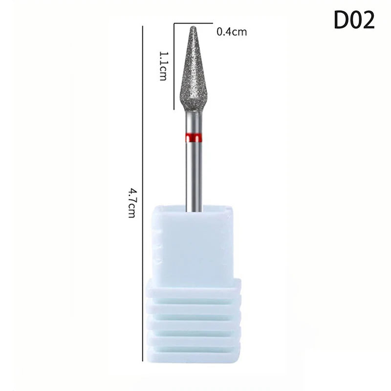 Hot Sale New Nail Drill Bit Mill Cutter All For Manicure Machine Bit Tools Accessories Cuticle Clean For Removing Nail Gel