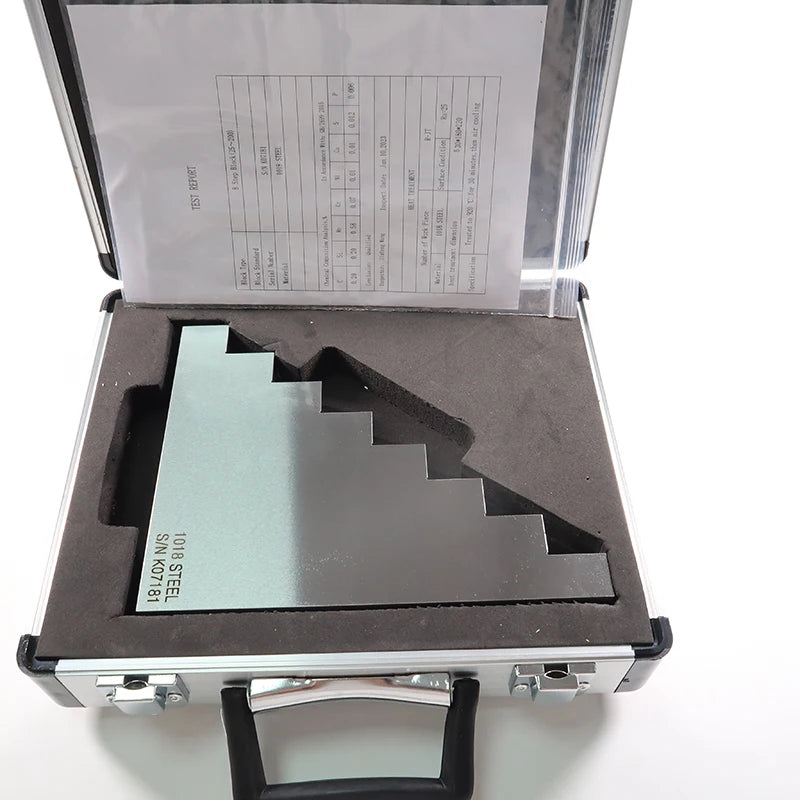 1018 steel 8 Step Calibration Block for Ultrasonic Thickness Meter(10 20 30 40 50 70 90 100mm)
