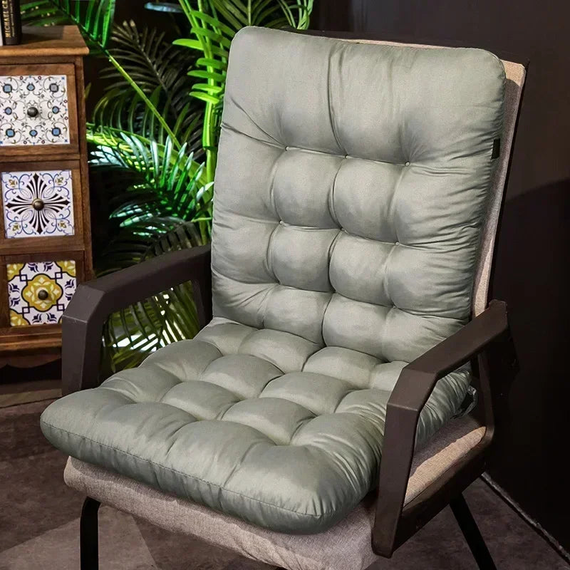 Solid Cushion Soft Comfortable Reclining Chair Cushion Outdoor Garden Chair Cushions High-Backed Chair Pads Lounger Cushion