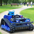 Customized 550mm cutting width tracked lawn mower remote control lawn mower with CE EPA certification