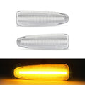 For Mitsubishi Lancer Galant Outlander ASX Mirage Attrage LED Side Marker Lamp Amber Side Fender Turn Signal Lights
