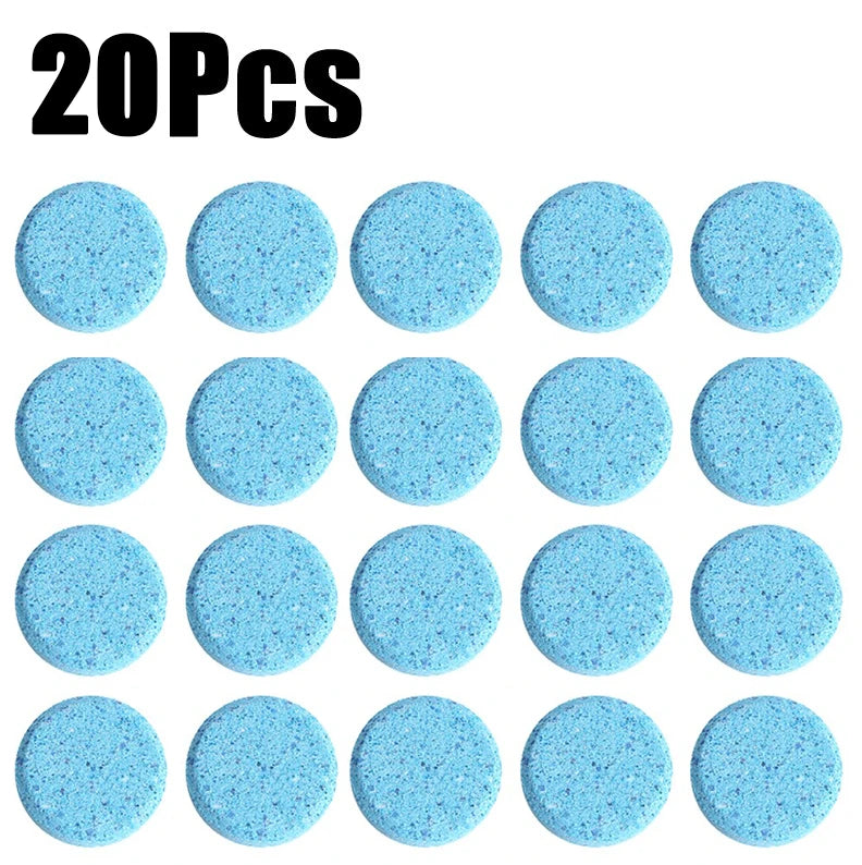 Car Washing Solid Effervescent Tablets Windshield Windscreen Cleaner Home Car Window Glass Dust Washing Solid Detergent