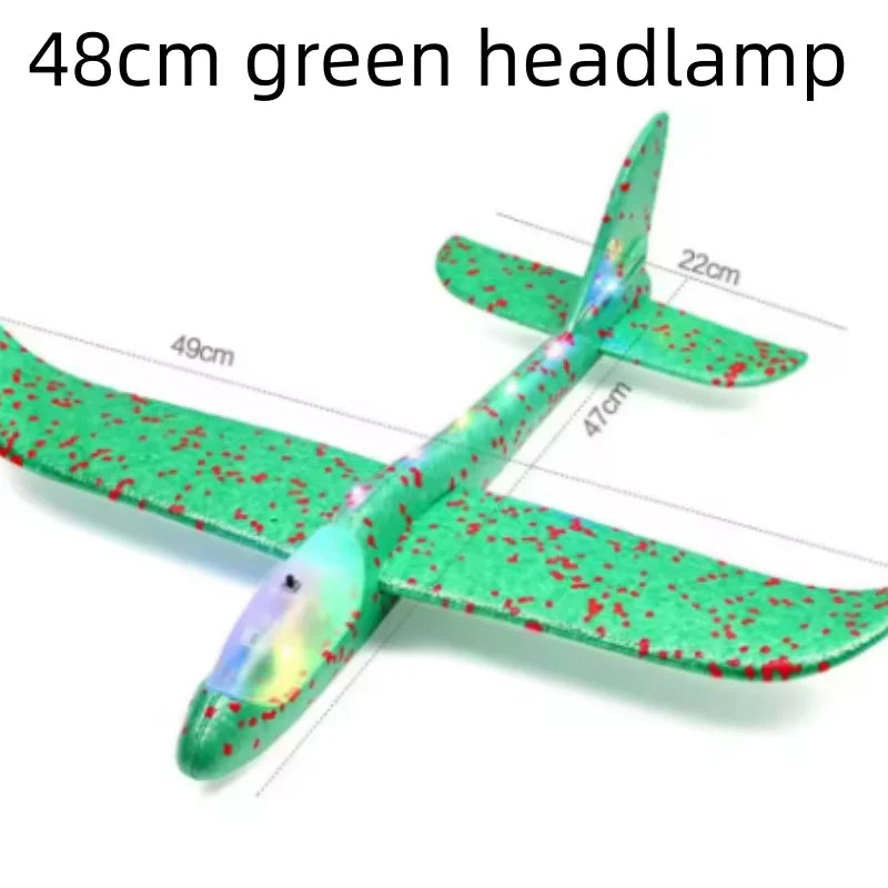 48cm Hand Throwable Free Flight Glider Foam Model EPP Breakout Flight Glider Party Game Kids Outdoor Fun Gift Toy