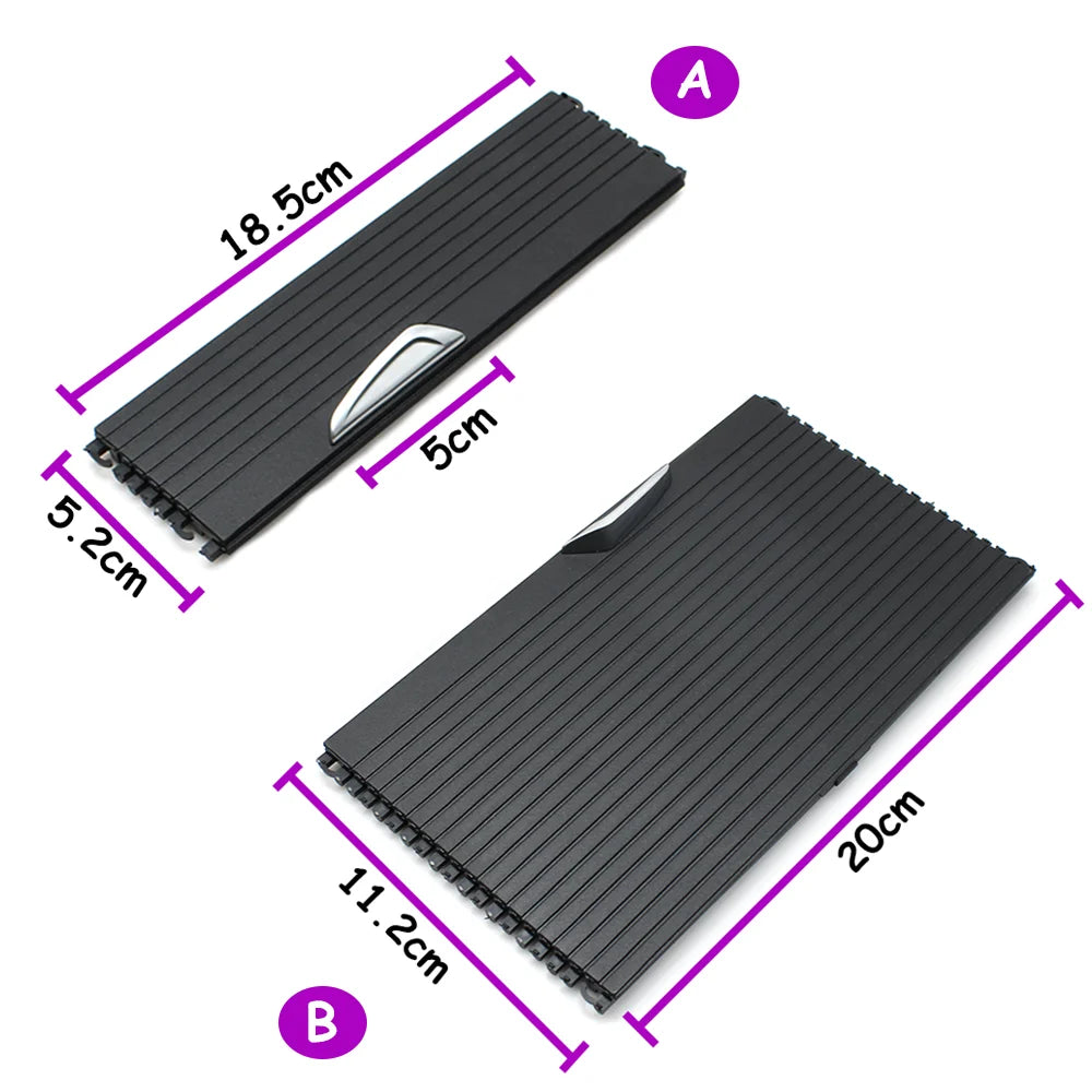 F48 F49 F39 Car Interior Central Console Cup Holder Slide Roller Blind Cover For BMW X1 X2 2016-2023 51169299529 51169381047