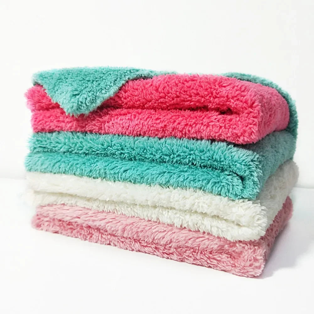 350GSM 30X40CM Premium Microfiber Car Detailing Super AbsorbentTowel Ultra Soft Edgeless Car Washing Drying Towel