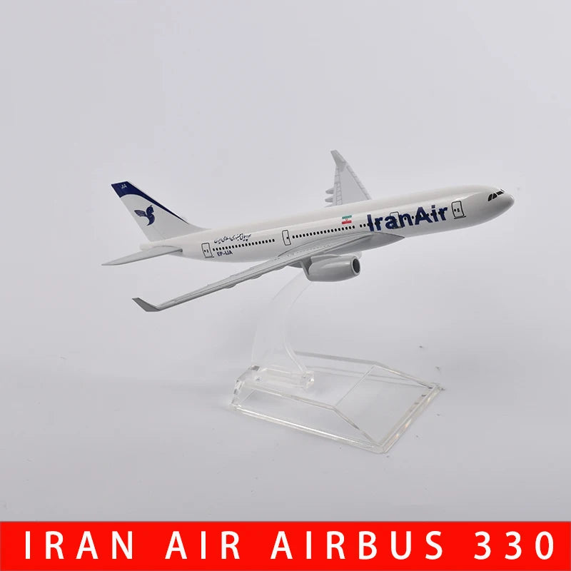 JASON TUTU 16cm Iran Air Airbus 330  Airplane Model Airplane Diecast Metal 1/400 Scale Planes