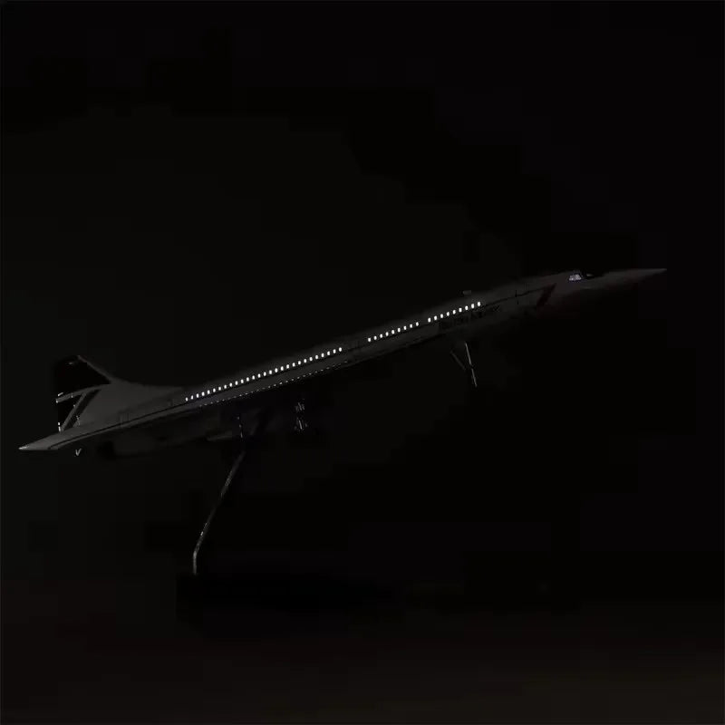 2025 New 1:125 Scale Model Air Singapore /Air British /Air France Airlines Concorde  Aircraft Airways With Wheels and Lights