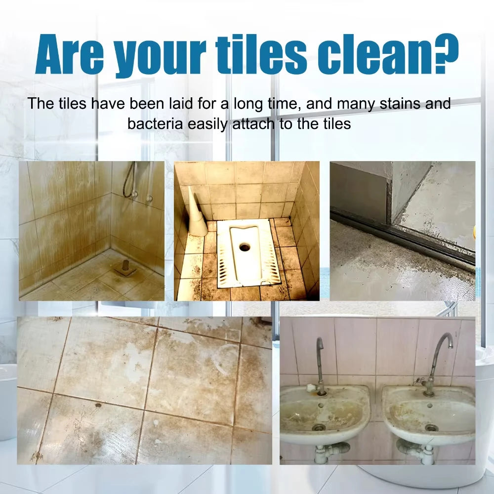 100ml Stone Tile Intensive Cleaner,Floor Cleaner,Stains Scratch Remover Polishing Ceramic Tile Cleaning Agent