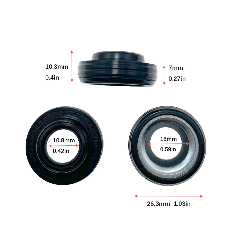48Pieces automobile air conditioning compressor oil seal set for FS10 7SUB16 MAS90/105 A32 DKS32C 10PA15C/17C HCC V5 shaft seal