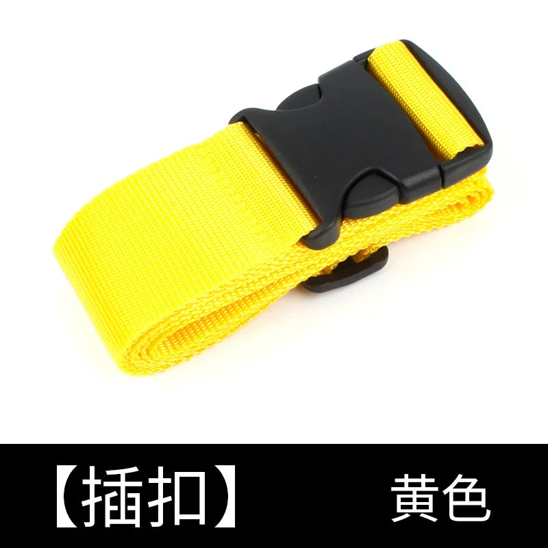 Straight Shaped Luggage Straps for Suitcase, Polyester Luggage Belt with Adjustable Release Buckle Travel Accessory ﻿