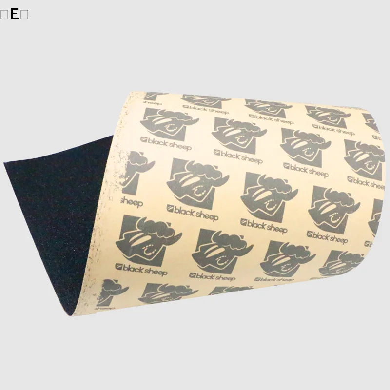 〔E〕Waterproof Non-slip Skateboard Deck Sandpaper Grip Tape Skating Board Longboard Sandpaper Griptape Skating Board Sticker