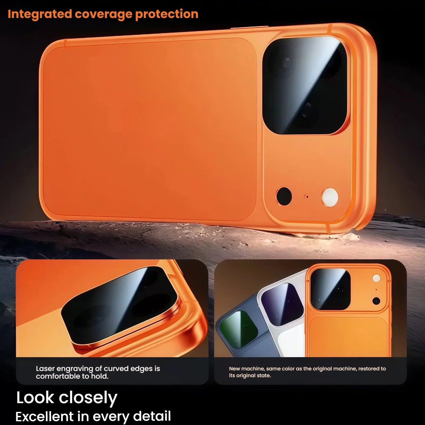 Compatible with iPhone 17Pro/17ProMax New Filter Anti-Glare Lens Magnetic Armor All-in-One AR Anti-Reflective Screen Protector