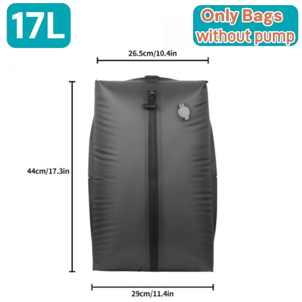 Travel Essentials Vacuum Storage Bags Luggage Packing Bag Compression Bag with Air Pump Clothes Organizer Packaging Cubes