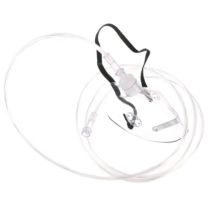 Hot! Hot！Adult Oxygen Mask With Tube Disposable Face Mask Shield Nebulizer Conduit Adult Oxygen Mask