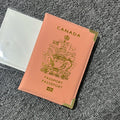 Canada Passport Cover Protector for Women Men Travel Pu Leather Canadian Passport Cards Case Protector Holder Travel Wallet