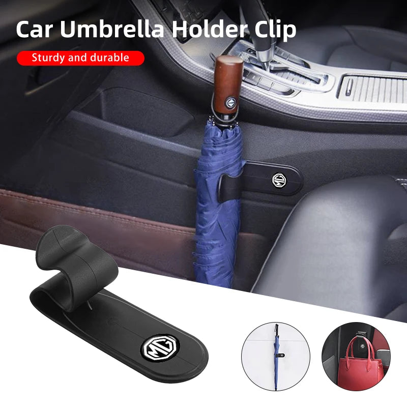 Car Umbrella Holder Fixing Bracket Car Trunk Fastener Clip Backpack Hanging Hook For Morris Garages MG 3 5 6 7 HS ZS GS TF GT ZR