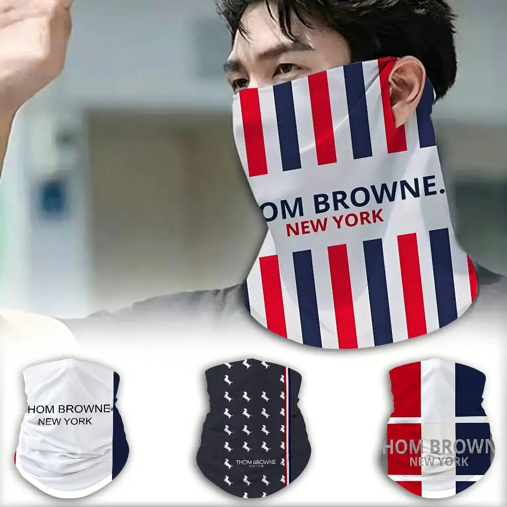 Fashion Brand T-Thom B-Brown UV protection face mask lightweight tube scarf for outdoor riding mountaineering camping