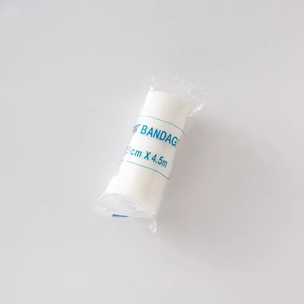 10PCS 4.5M/Roll PBT White Mesh Elastic Bandage Breathable Non-woven Wound Dressing 5/7/10CM Outdoor First Aid Fixed Bandage