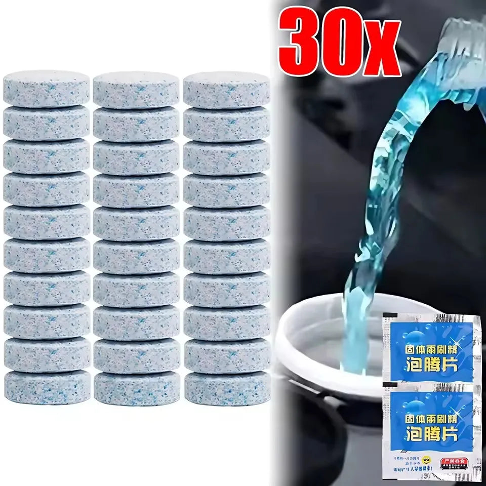 Car Windshield Washer Fluid Effervescent Tablets Auto Glass Window Cleaner Wiper Essence Solid Concentrated Wash Dirt Remover