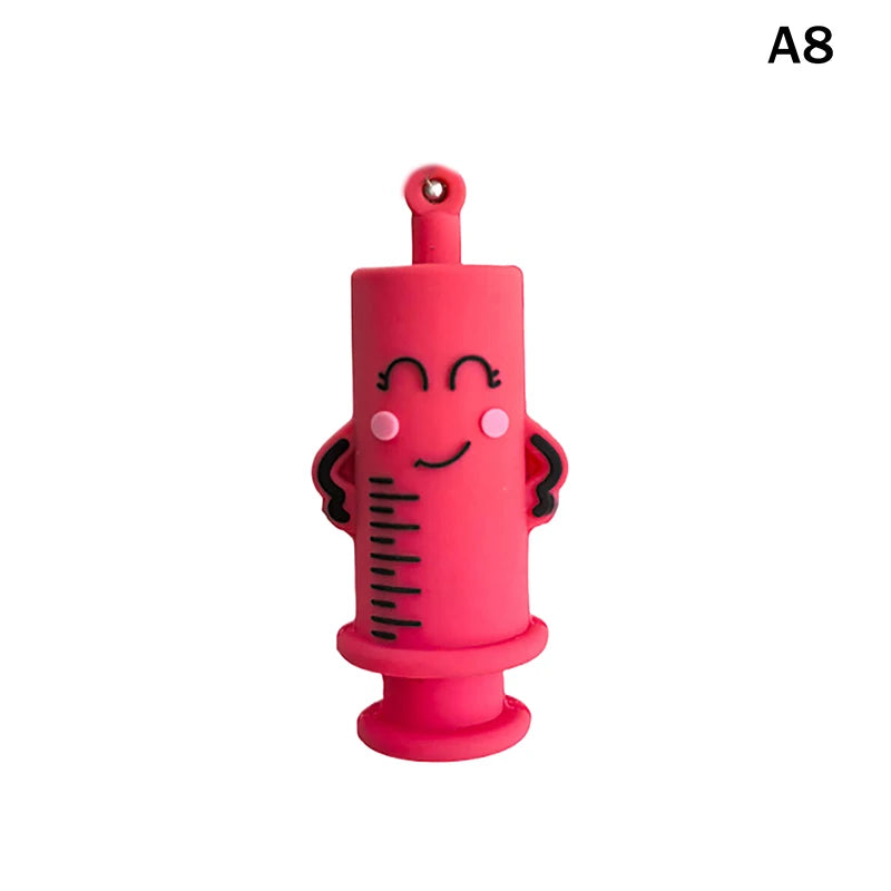 Cute Cartoon Shape Medical Ampoule Bottle Opener Nurse Doctor Special Rubber Syringe Cutter Bottle Opener Multifunctional