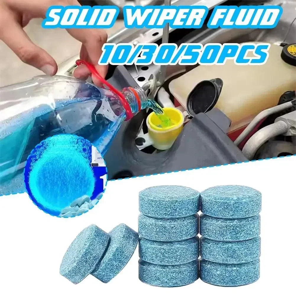 Car Windscreen Effervescent Tablets Solid Cleaner Auto Windshield Wiper Cleaning Tablets Glass Cleaning Car Washing Accessories