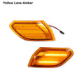 For Jeep Wrangler JL 2018-2021 Gladiator JT 2020-2021 Front Side Marker Light Assembly Amber Turn Signal Blinker Indicator Lamps