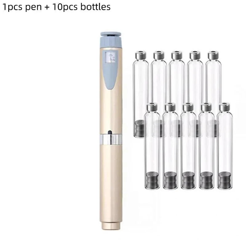 Peptide Insulin Pen Cartridge Reusable Pen Injector 3ML Insulin Peptide Storage Box Portable Insulin Box