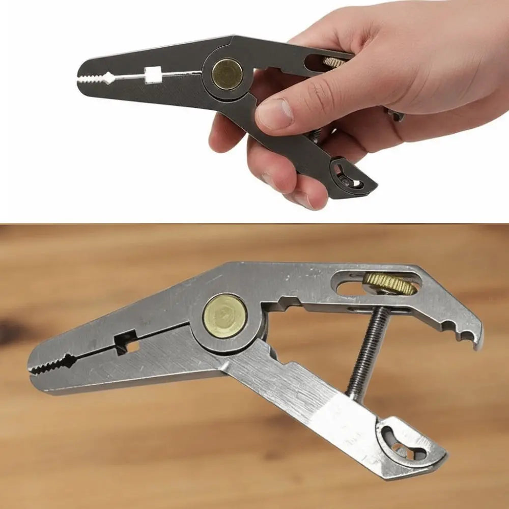 Parallel Wrench 5 in 1 Multi-tool Pliers Clamp Wire Cutters Hex Screwdriver Portable Bottle Opener Model Making