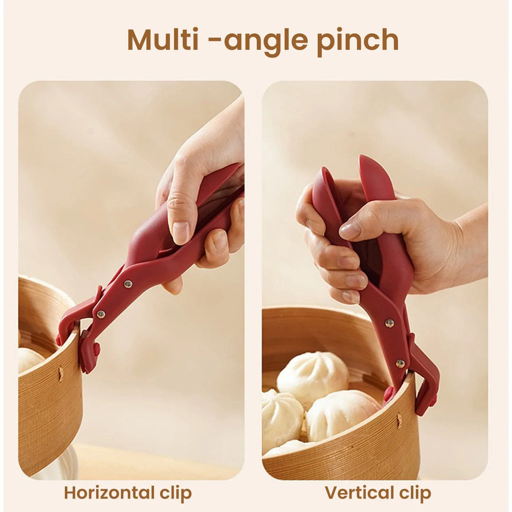 Anti-scald Clip Silicone Kitchen Anti Scald Plate Bowl Dish Pot Holder Anti-hot Clip Lifter Kitchen Accessories Gadget
