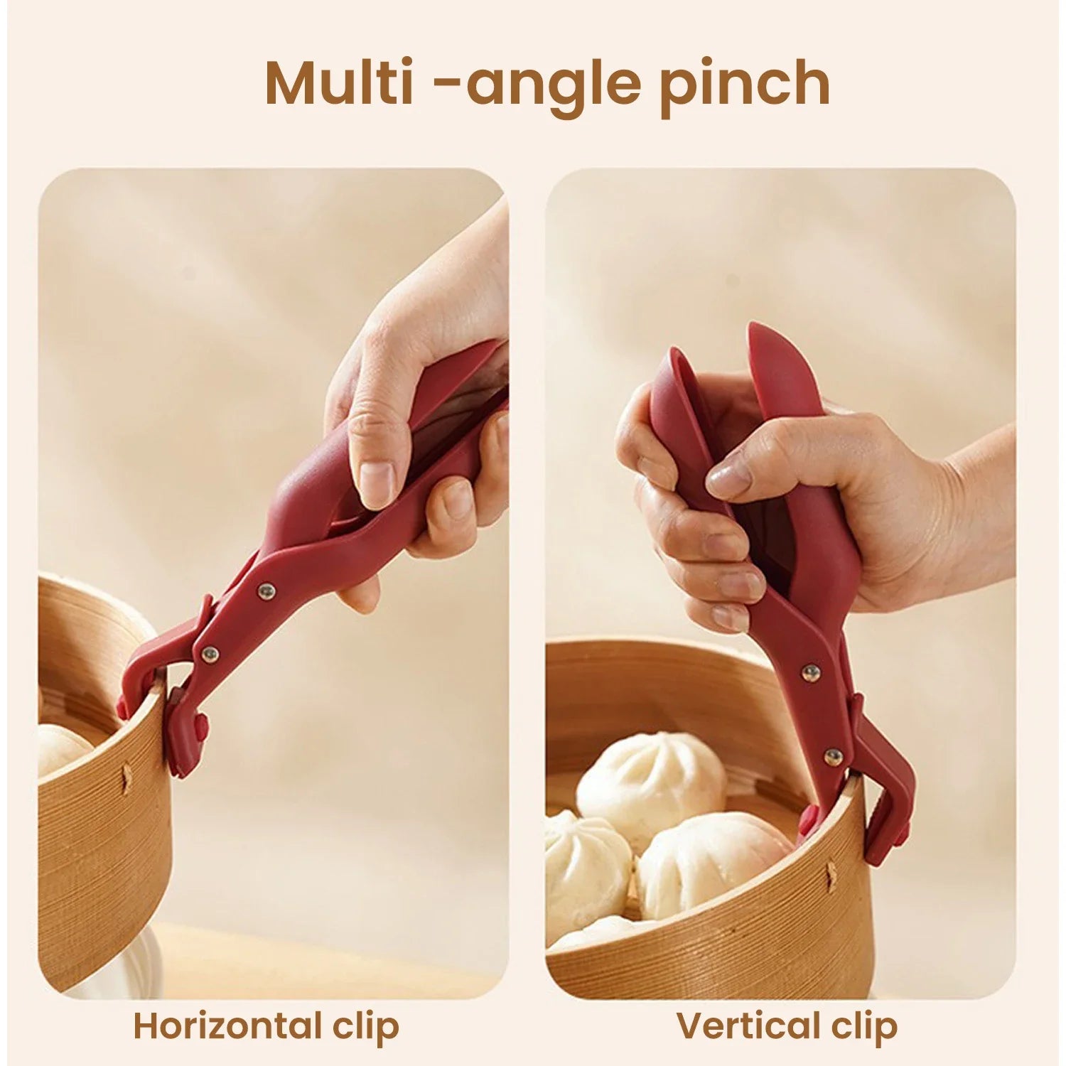 Anti-scald Clip Silicone Kitchen Anti Scald Plate Bowl Dish Pot Holder Anti-hot Clip Lifter Kitchen Accessories Gadget