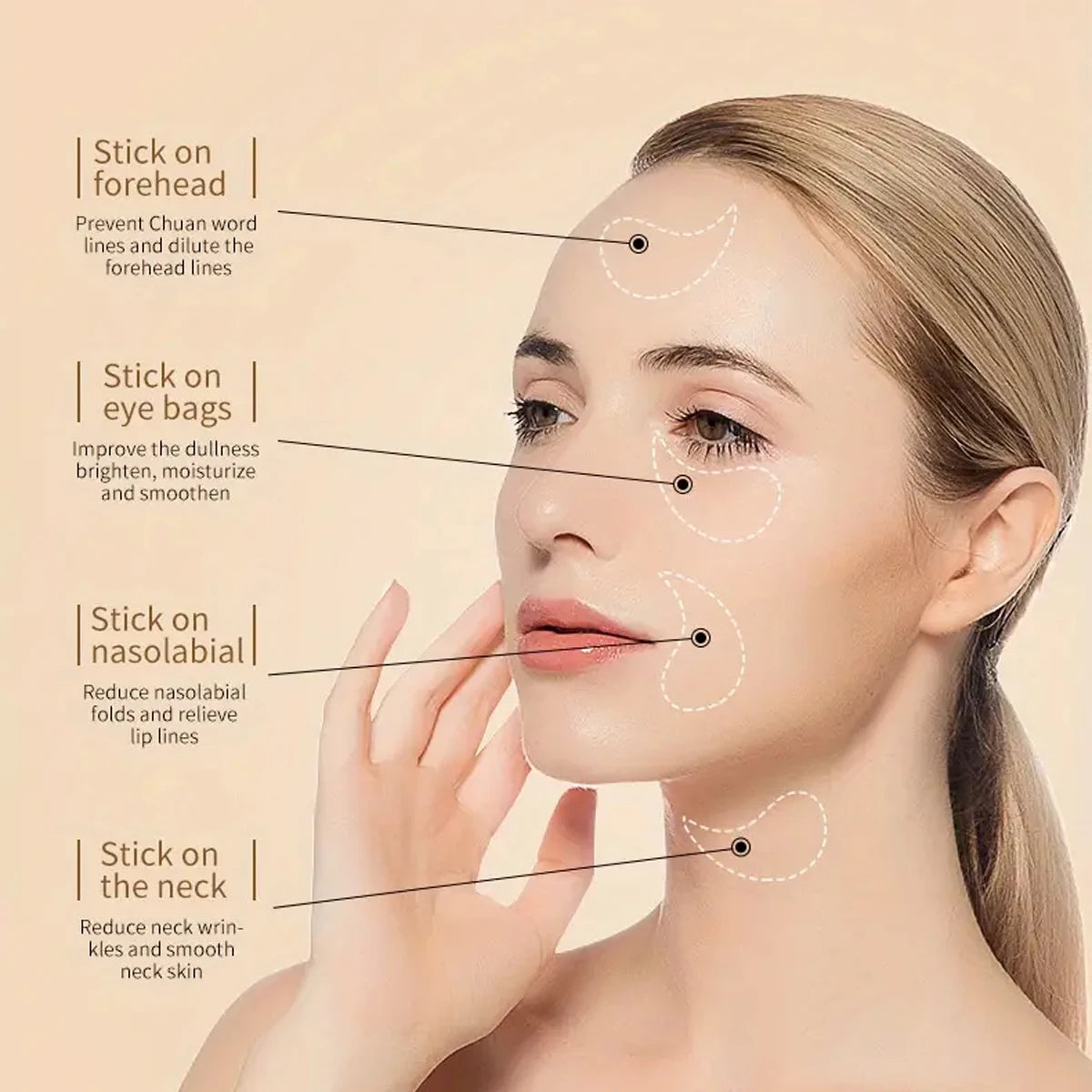 60pcs Aloe Vera Collagen Eye Mask Anti Dark Circles Removal Eyes Bags Moisturizing Firming Eye Patches Eyes Skin Care Products