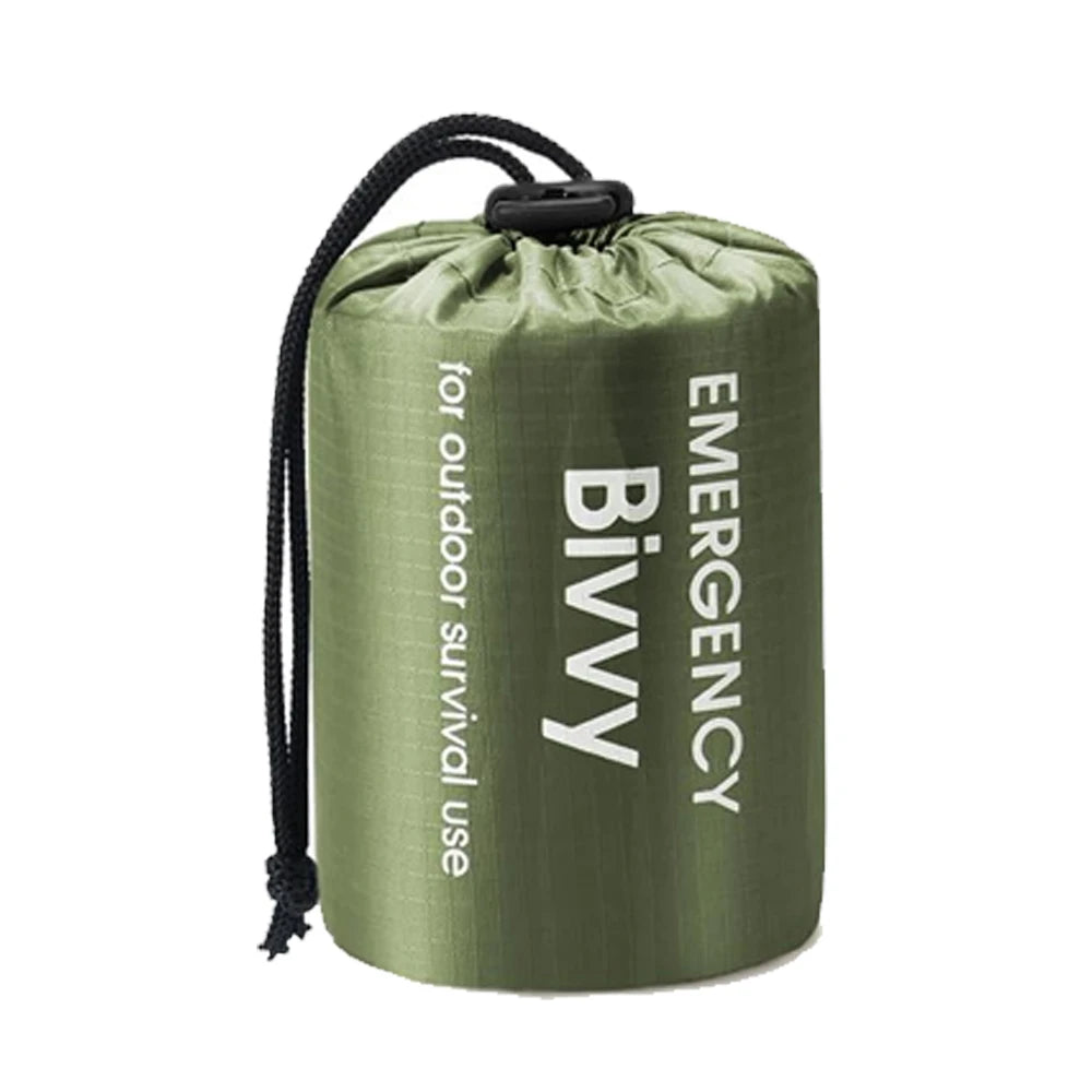 Emergency Sleeping Bag Survival Blanket Thermal Mylar Bivy Sack Lightweight Waterproof Portable Shelter For Camping Hiking
