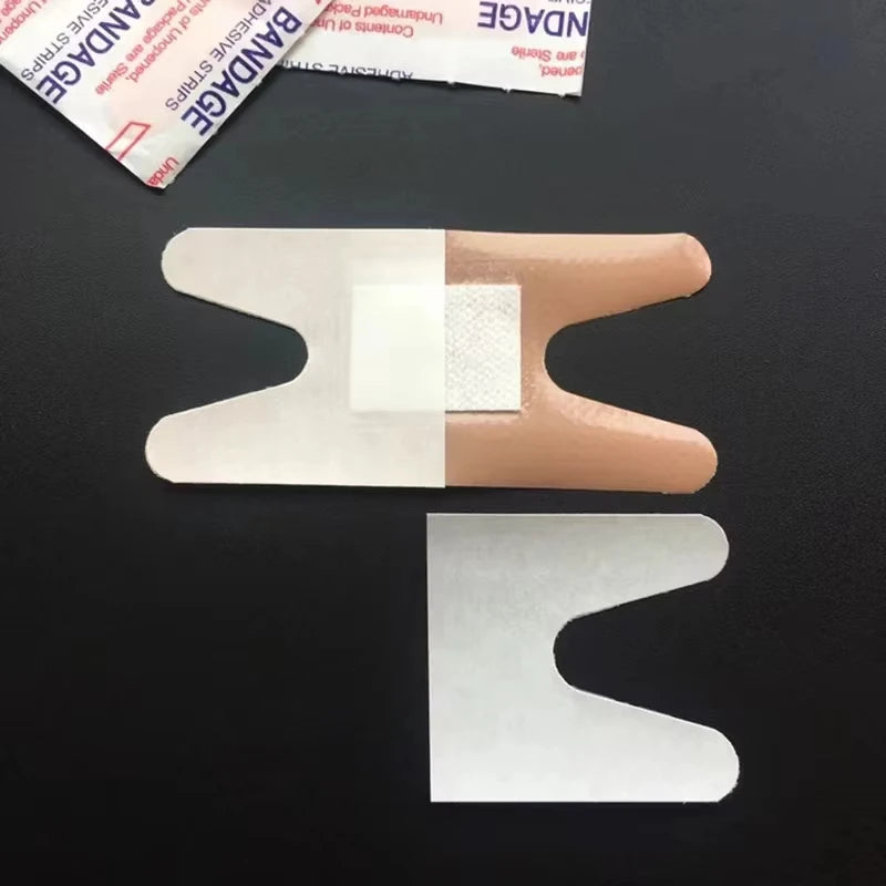50Pcs H-Type Emergency Wound Bandages Skin Patches First Aid Dressing Plasters for Minor Injuries And Cuts