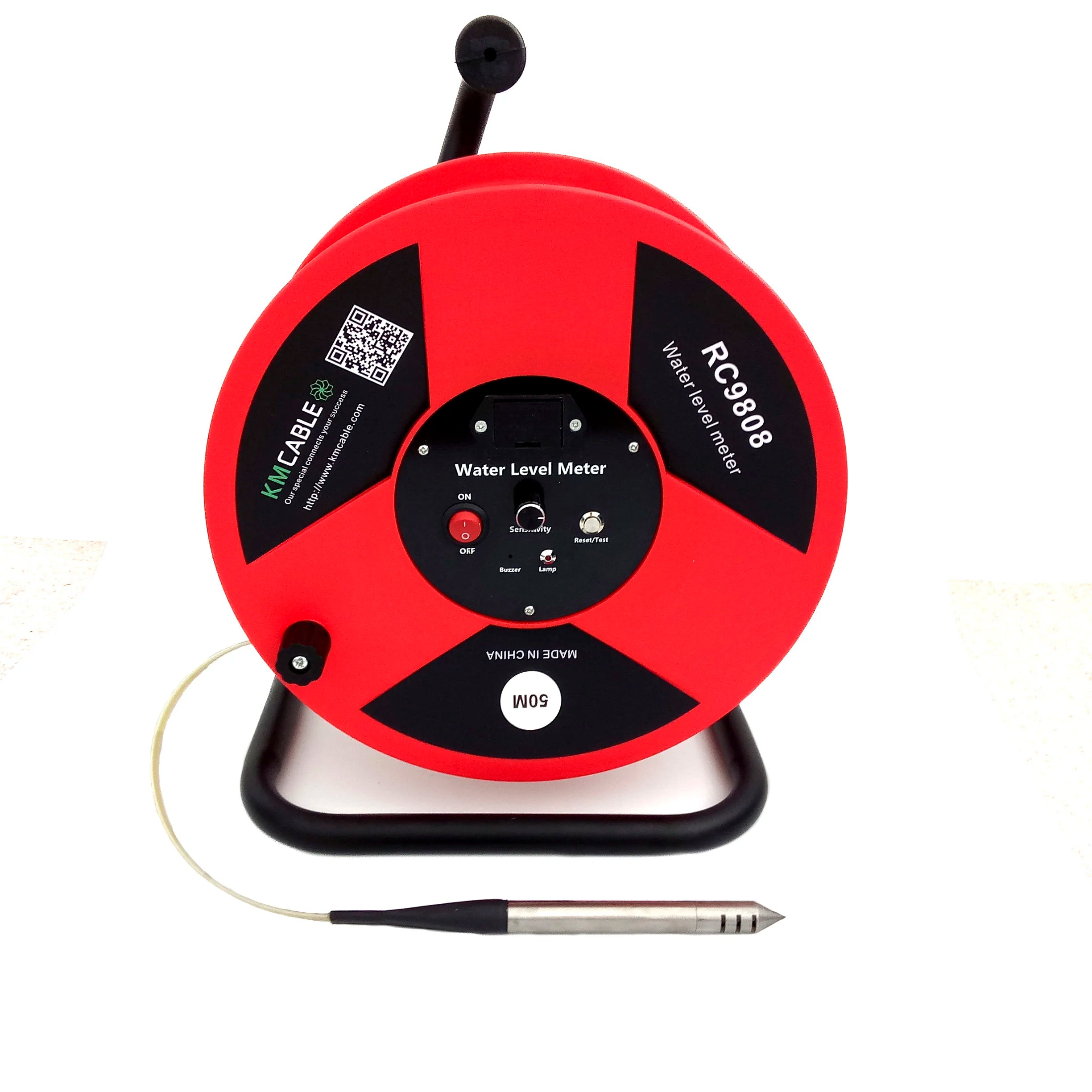 Portable Water Well Level Gauge Borehole Level Sensor Water Depth Gauge Water Level Meter 15m 30m 50m 100m