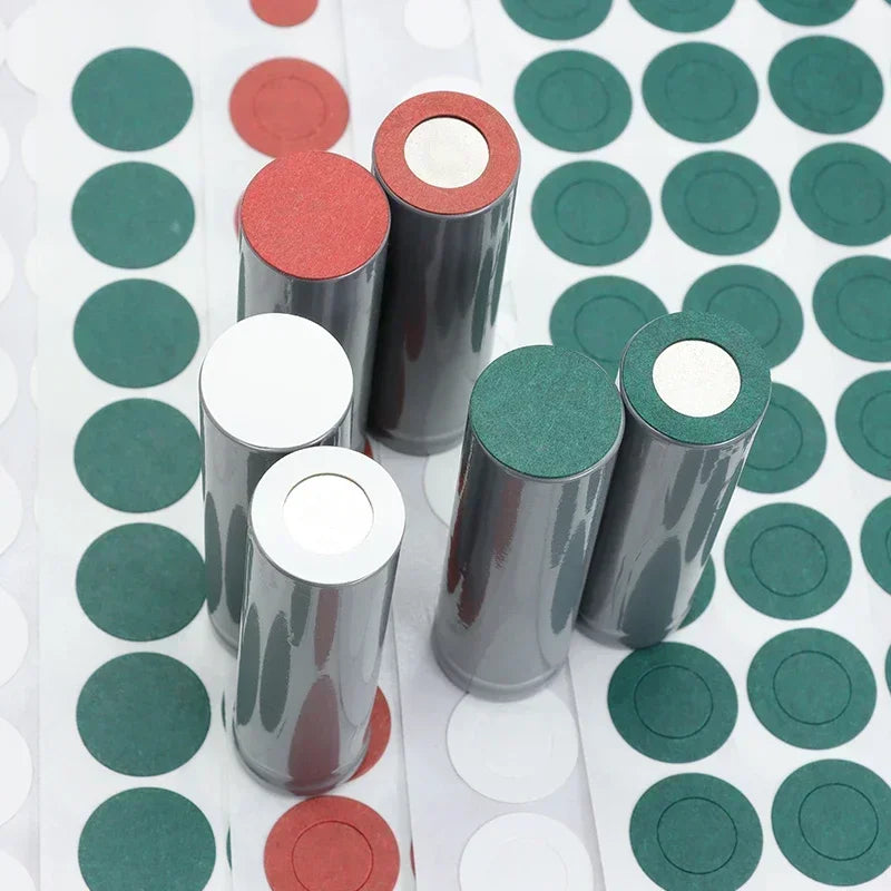 50~5000pcs Insulation Gasket 18650 21700 26650 Battery Pack Cell Adhesive Barley Paper with Glue Fish Electrode Insulated Pads