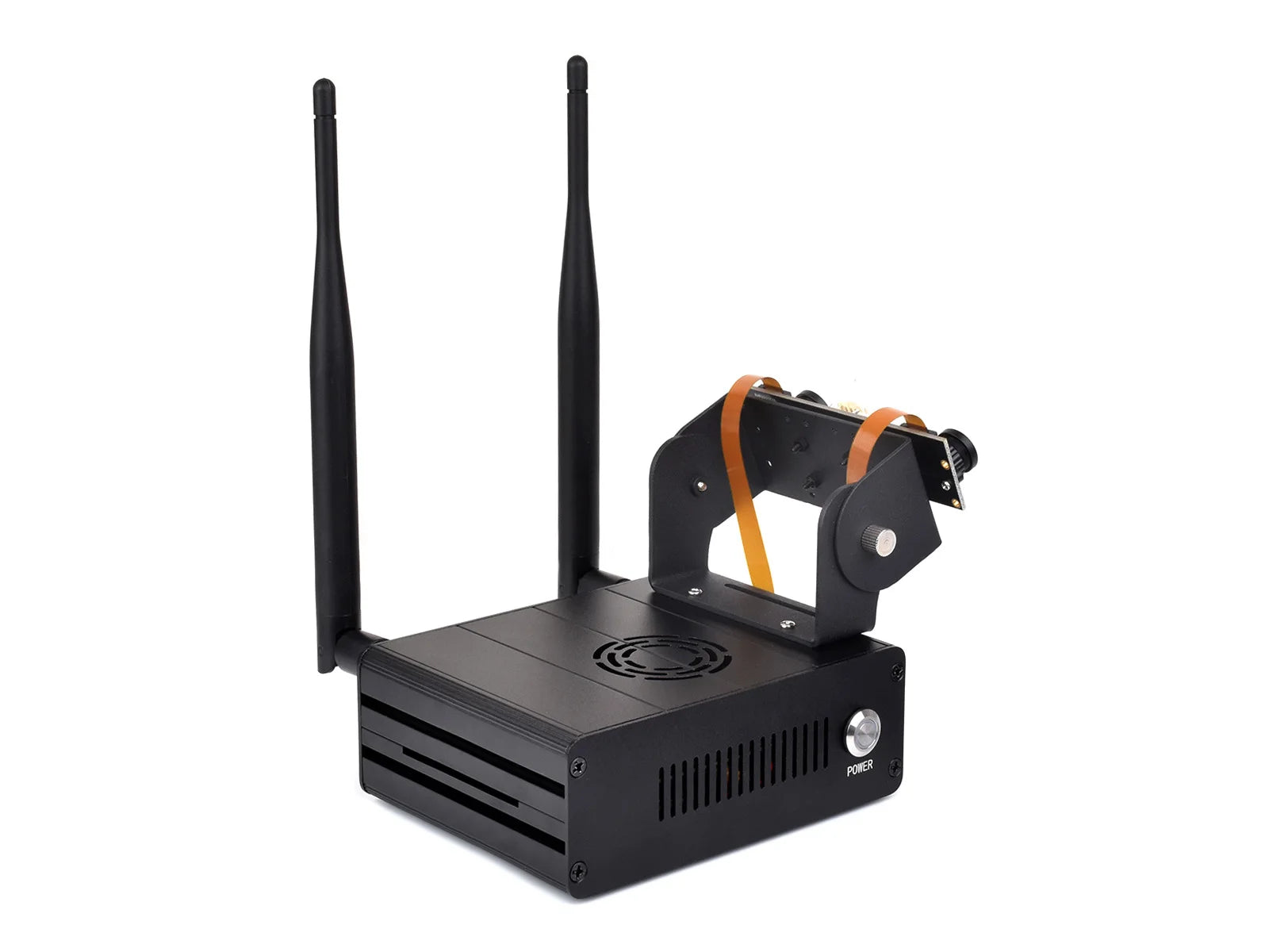 Waveshare Jetson Orin Case , With Camera Holder, Mini-Computer Case Suitable For Jetson Orin Nano And Jetson Orin NX Kits