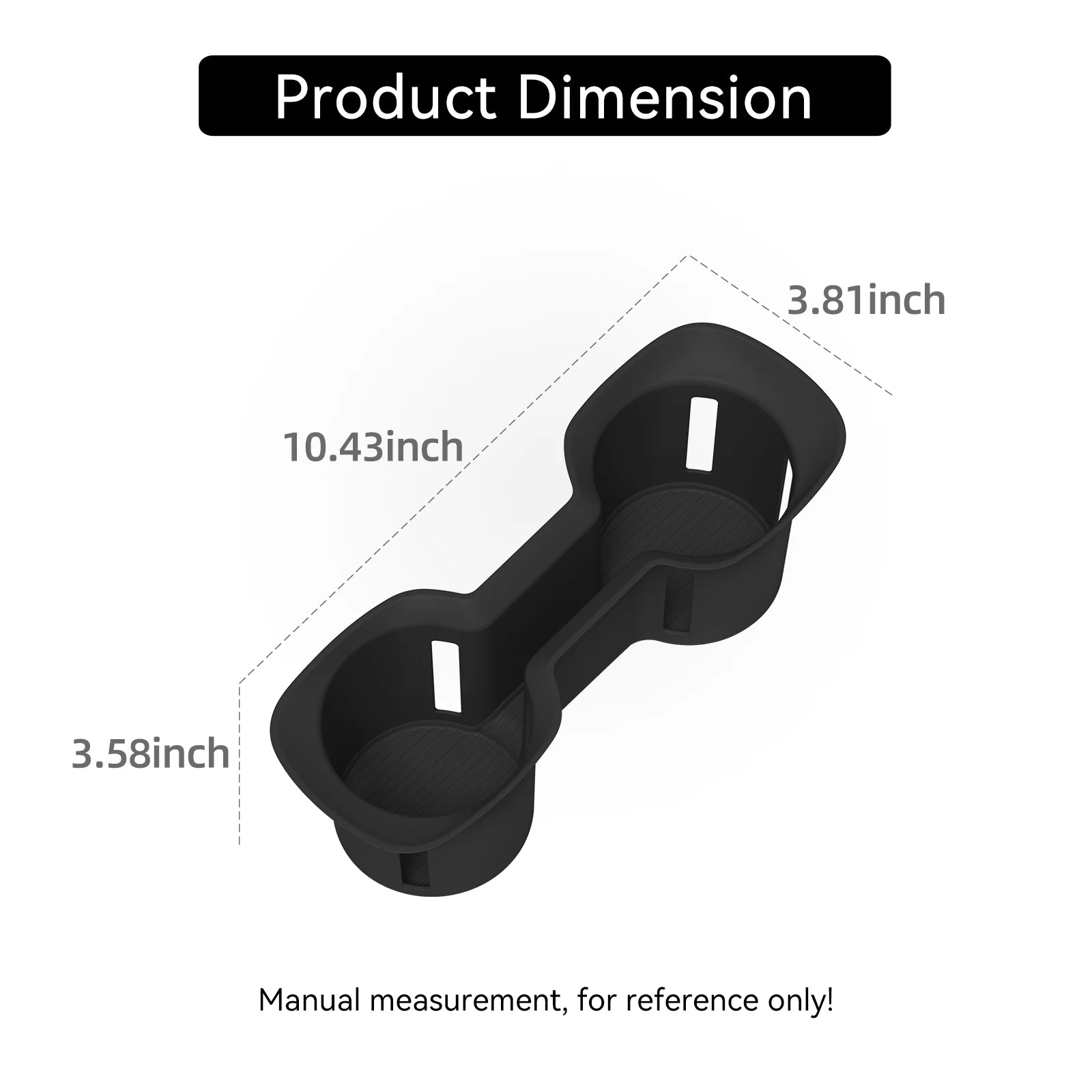 for Subaru Outback 2026(North American version)Central Console Water Cup Holder Car Accessories Drinks Holder Storage Case Tray
