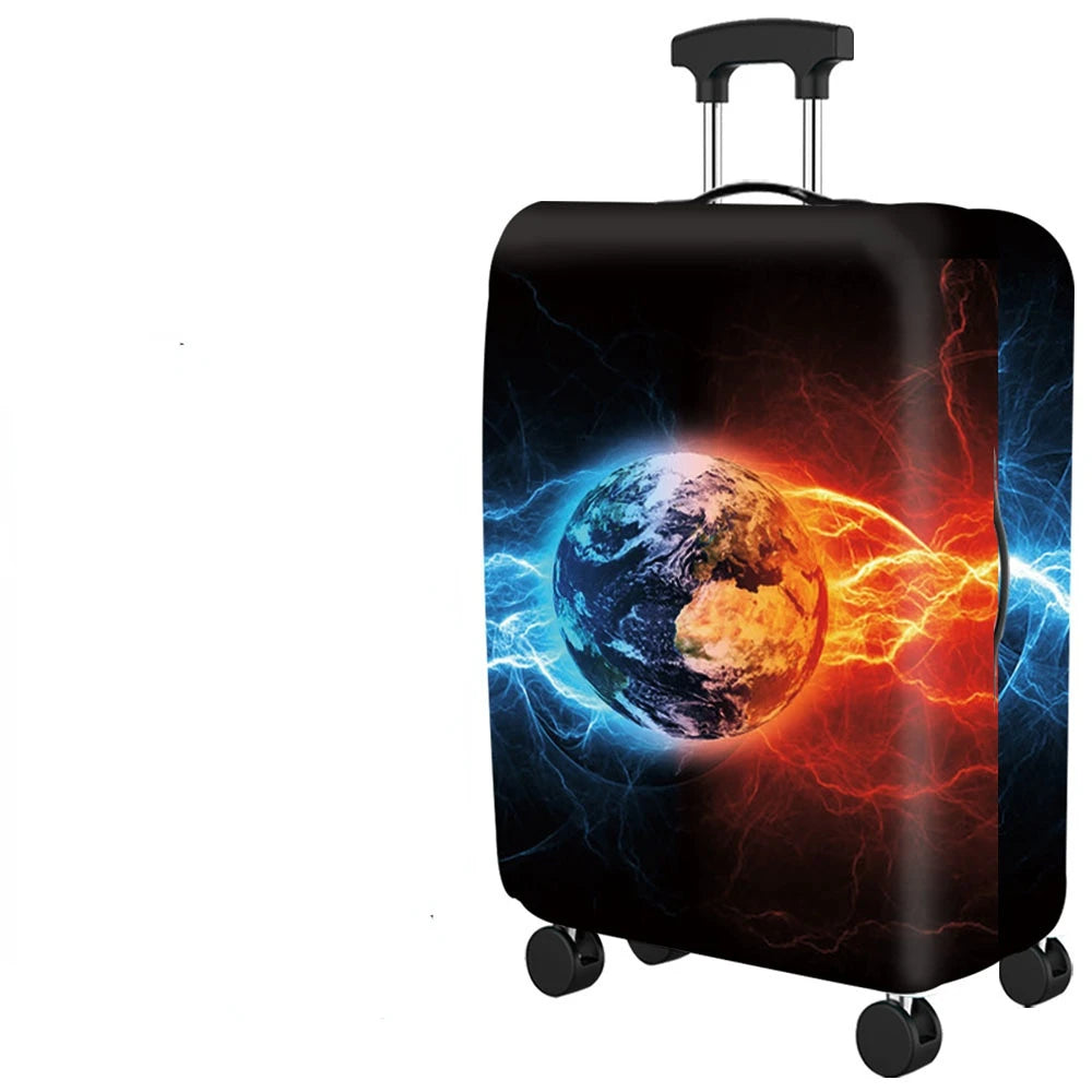 Popular Luggage Protective Cover Elastic Cloth Thickened Dust-proof Trolley Suitcase Cover Travel Accessories For 18-30Inch Case