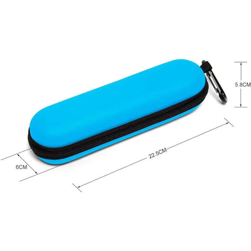 EVA Electric Toothbrush Travel Case, Shockproof & Waterproof Storage Organizer with Large Capacity for Brush & Heads