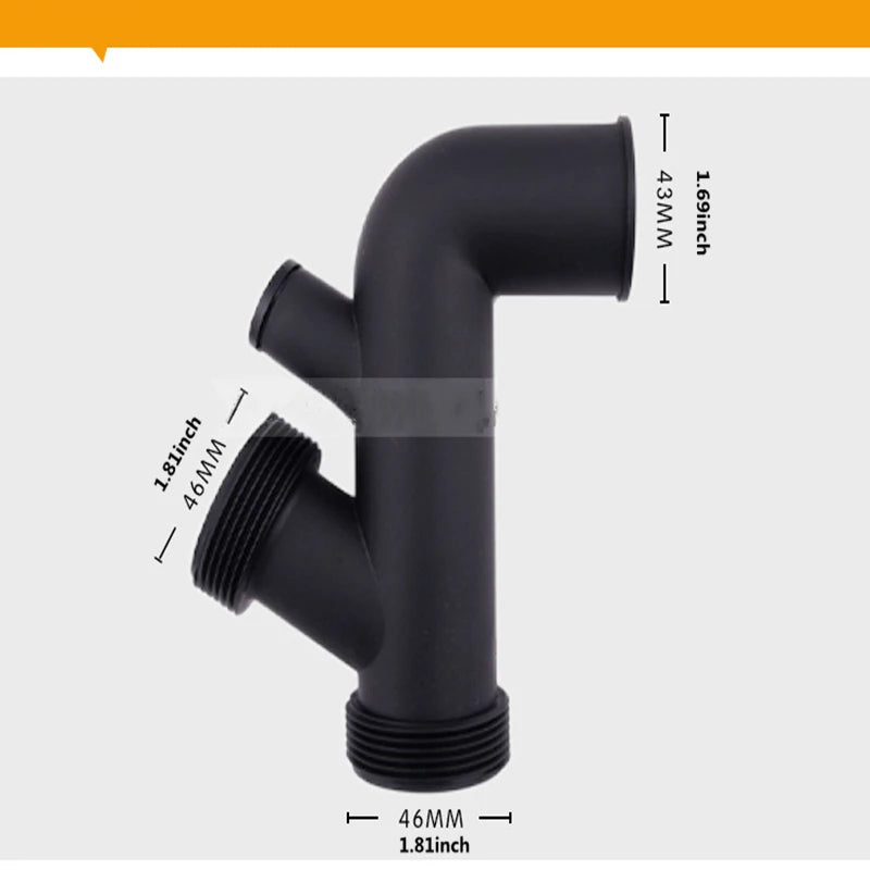 Kitchen Waste Disposer, Three-way Elbow, Single Double Groove, Four-way Elbow, Garbage Crusher Accessories, Sewer Odor Proof Cup